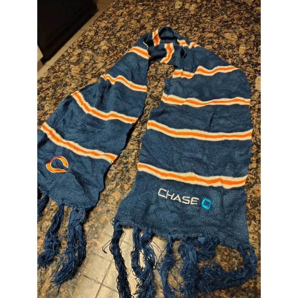 CHICAGO BEARS WINTER SCARF OLD SCHOOL STYLE CHASE